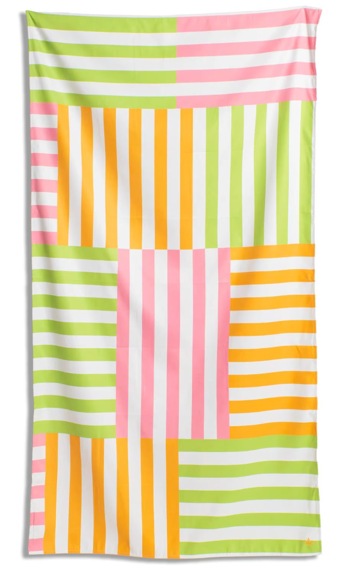 Freeport Stripe Giant Beach Towel    Red/White/Blue    40x70