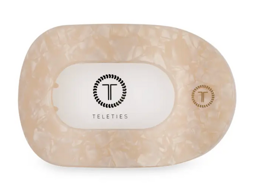 Soft Surf Large Flat Round Hair Clip