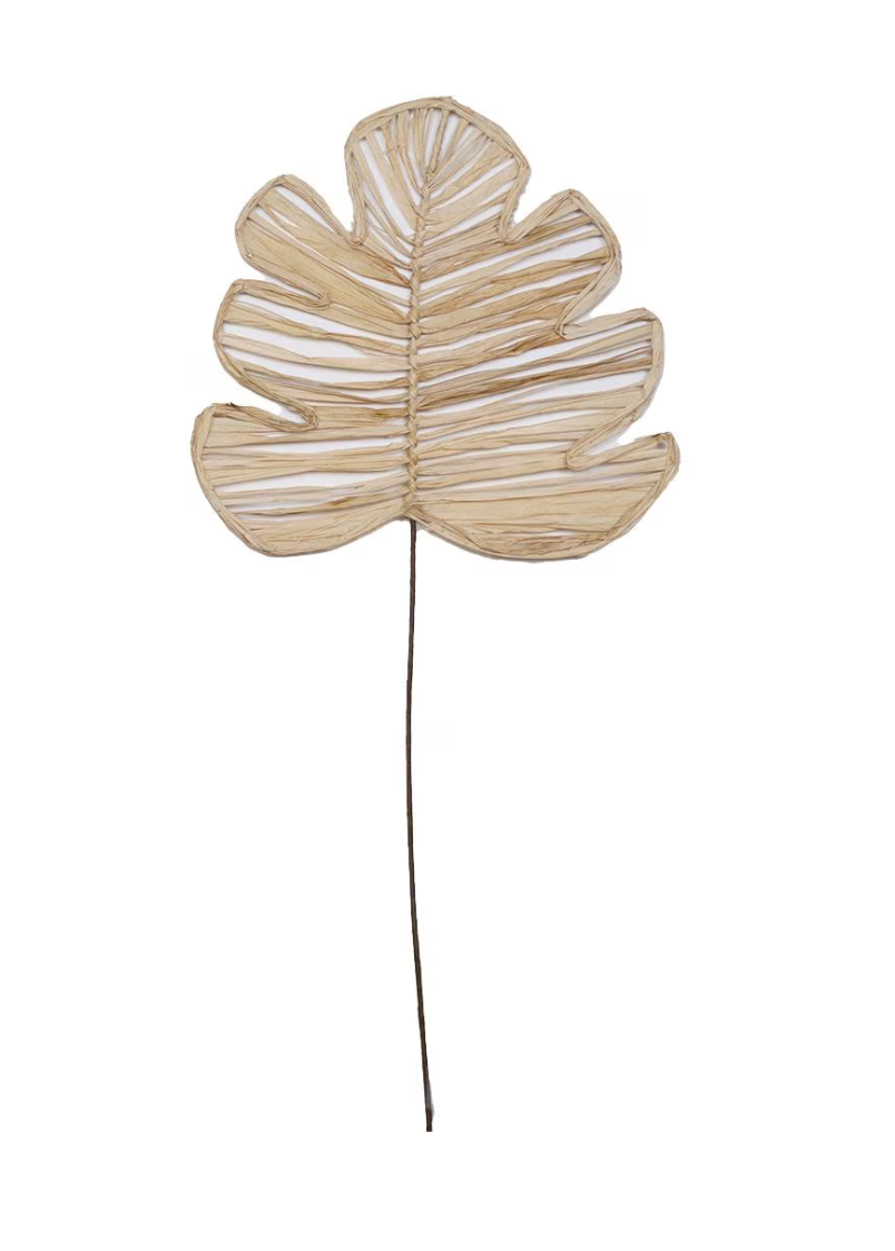 Oceanview Palm Décor   Natural   7x27.5
