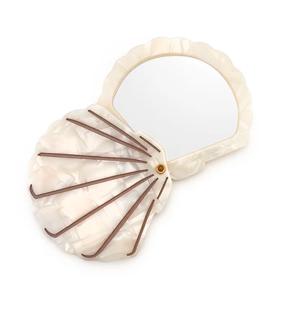 SEASHELL COMPACT MIRROR