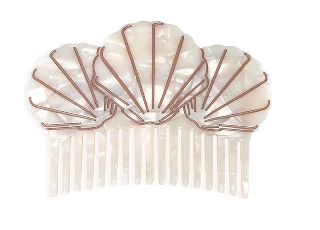 SEASHELL HAIR COMB