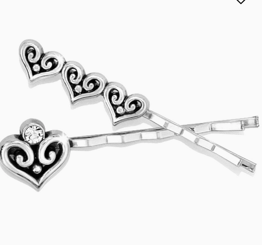 Alcazar Heart Bobby Pin Set
