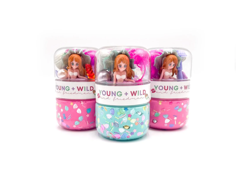 GRAB & GO DOUGH JAR - MERMAID