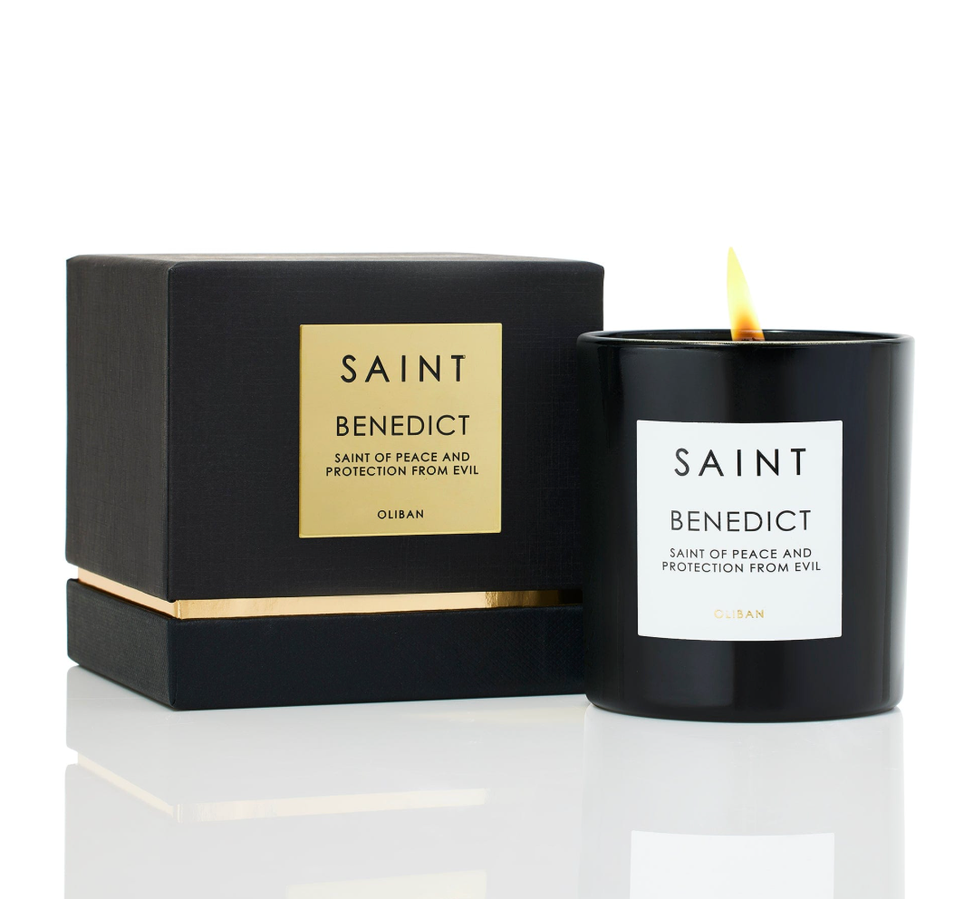 SAINT BENEDICT, 11 OZ SAINT CANDLE
