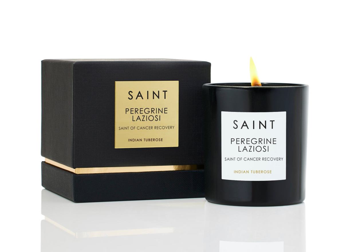 SAINT PEREGRINE, 11 OZ SAINT CANDLE