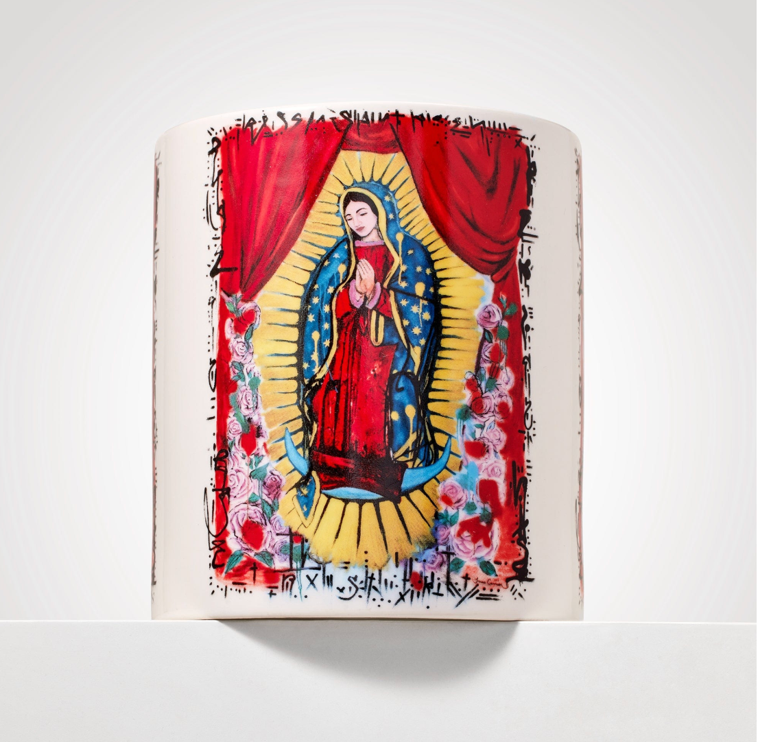 Virgin Mary of Guadalupe Ceramic 24 oz