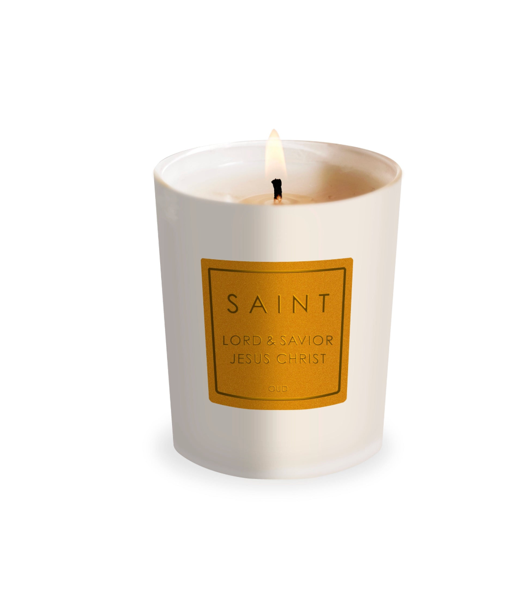 JESUS WHITE, Small Votive SAINT CANDLES