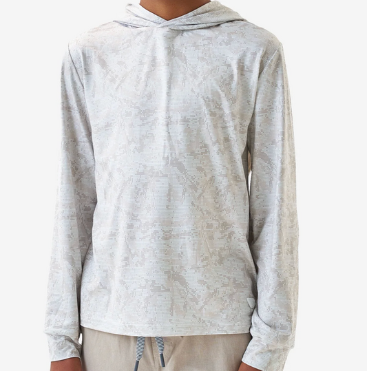 Youth - Performance Hoodie - Digi Camo - Ivory