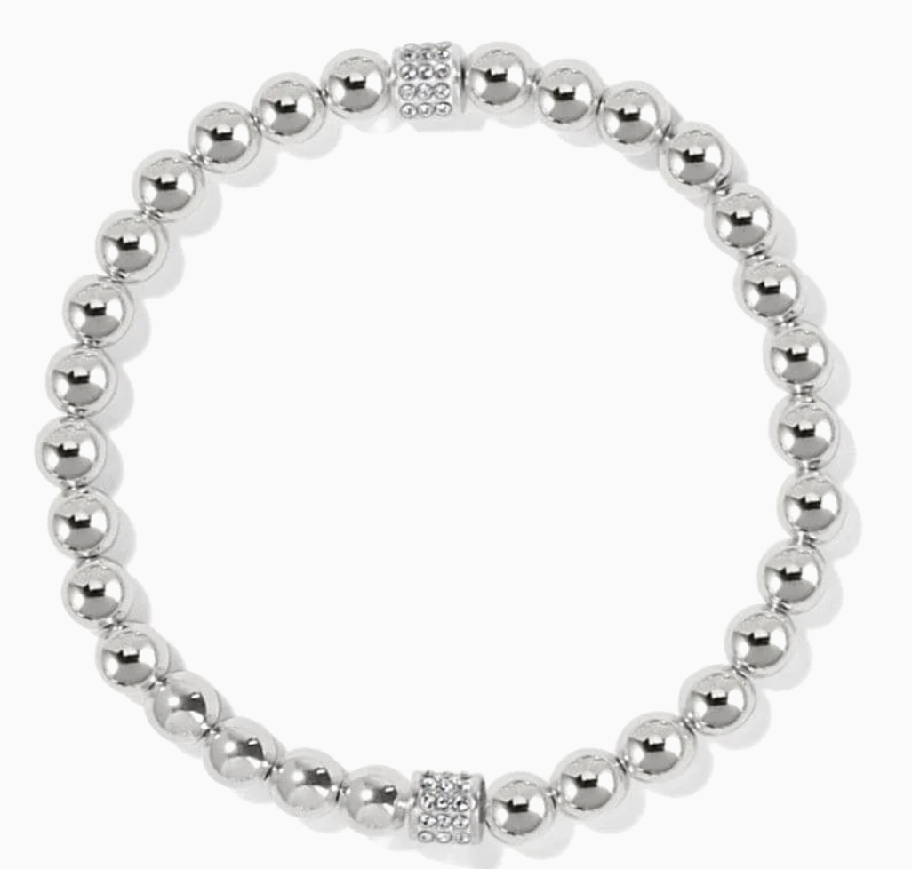 Meridian Petite Stretch Bracel Silver Gold
