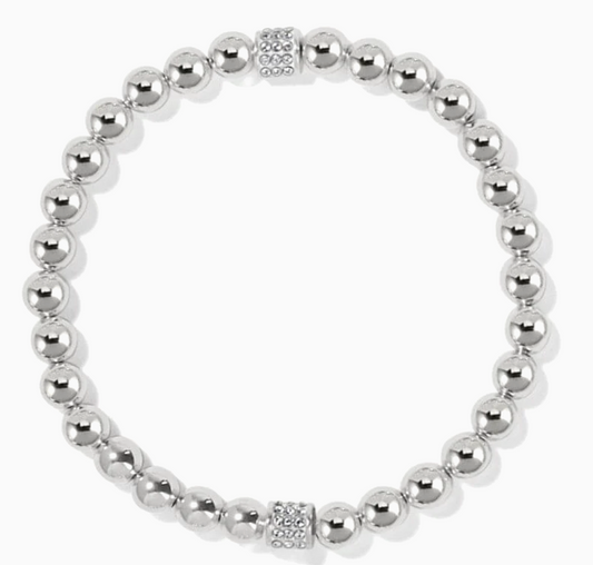 Meridian Petite Stretch Bracel Silver Gold