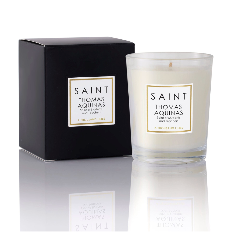 SAINT THOMAS AQUINAS, Small Votive SAINT CANDLES