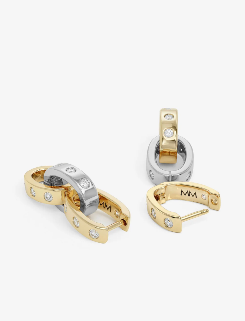 Ashley Chain Convertible Earring-Mixed