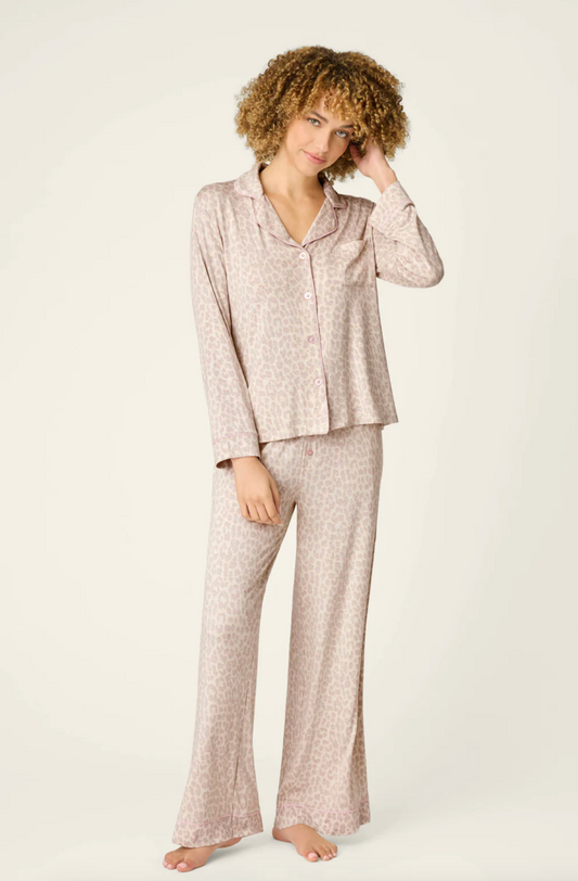 PJ SET LUXE LEOPARD DRS