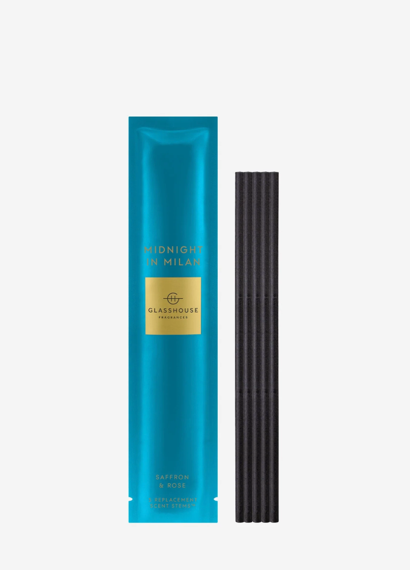 5 REPLACEMENT SCENT STEMS - MIDNIGHT IN MILAN