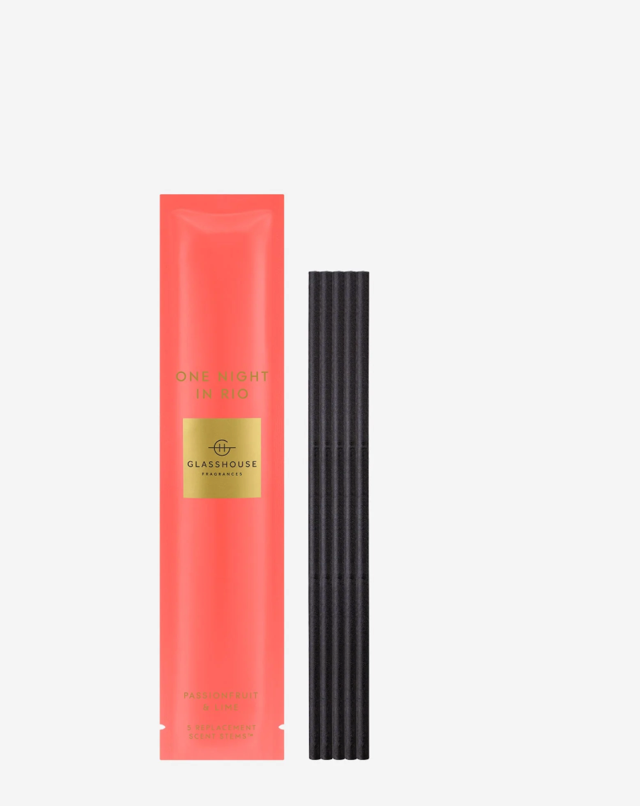 5 REPLACEMENT SCENT STEMS - ONE NIGHT IN RIO