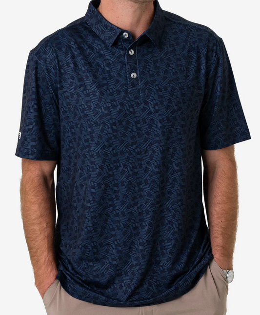 Performance Polo - Stars And Stripes (Navy) Large