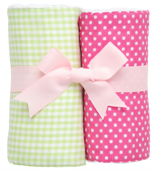 Alligator Set of Two Burps, Pink