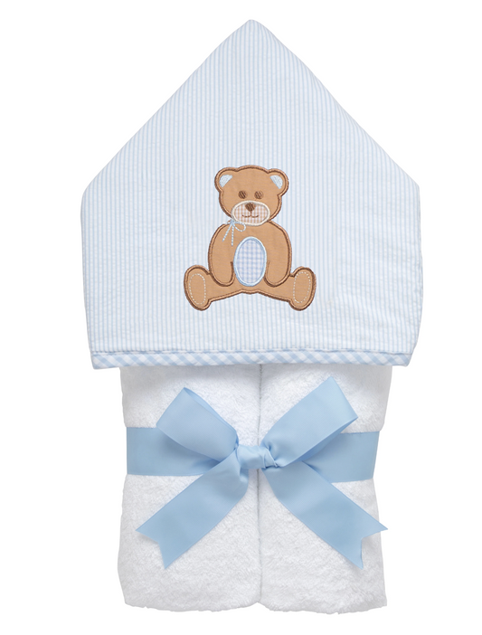 Teddy Bear Everykid Towel, Blue