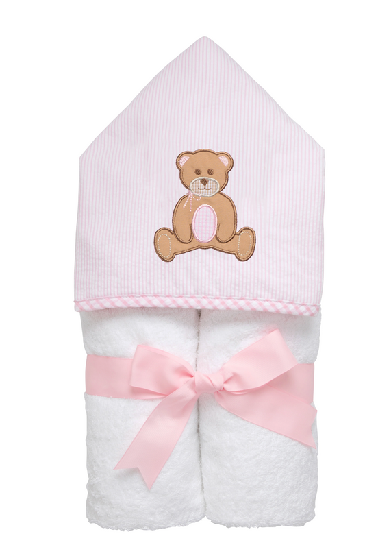 Teddy Bear Everykid Towel, Pink