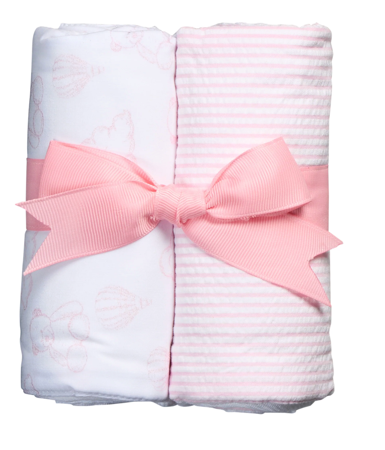Teddy Bear Set of Two Burps, Pink