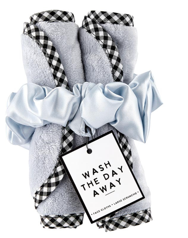 Face Cloth + Scrunchie Set - Coastal