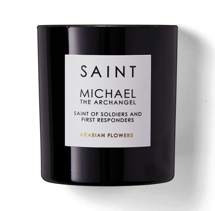SAINT MICHAEL THE ARCHANGEL, 11 OZ SAINT CANDLE (8 OZ FILL)