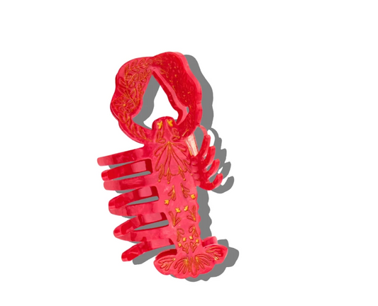 Hand-painted Lobster Claw Hair Clip