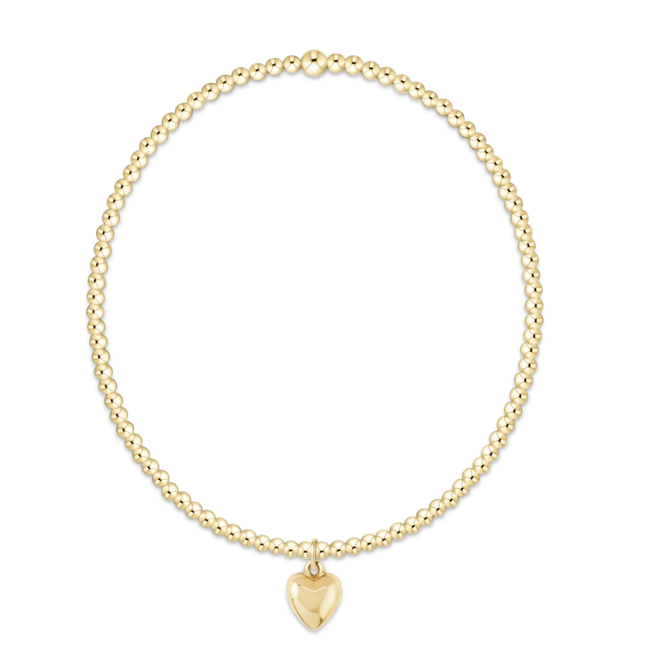 Classic Gold 2mm Bracelet - Love Plush Small Gold
