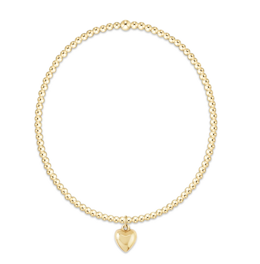Classic Gold 2mm Bracelet - Love Plush Small Gold
