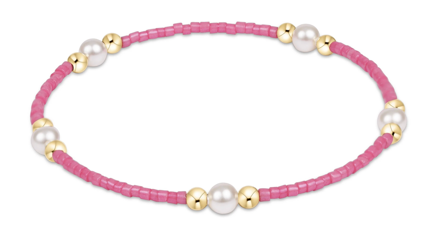 Hope Purpose Pearl Bracelet - Bubblegum