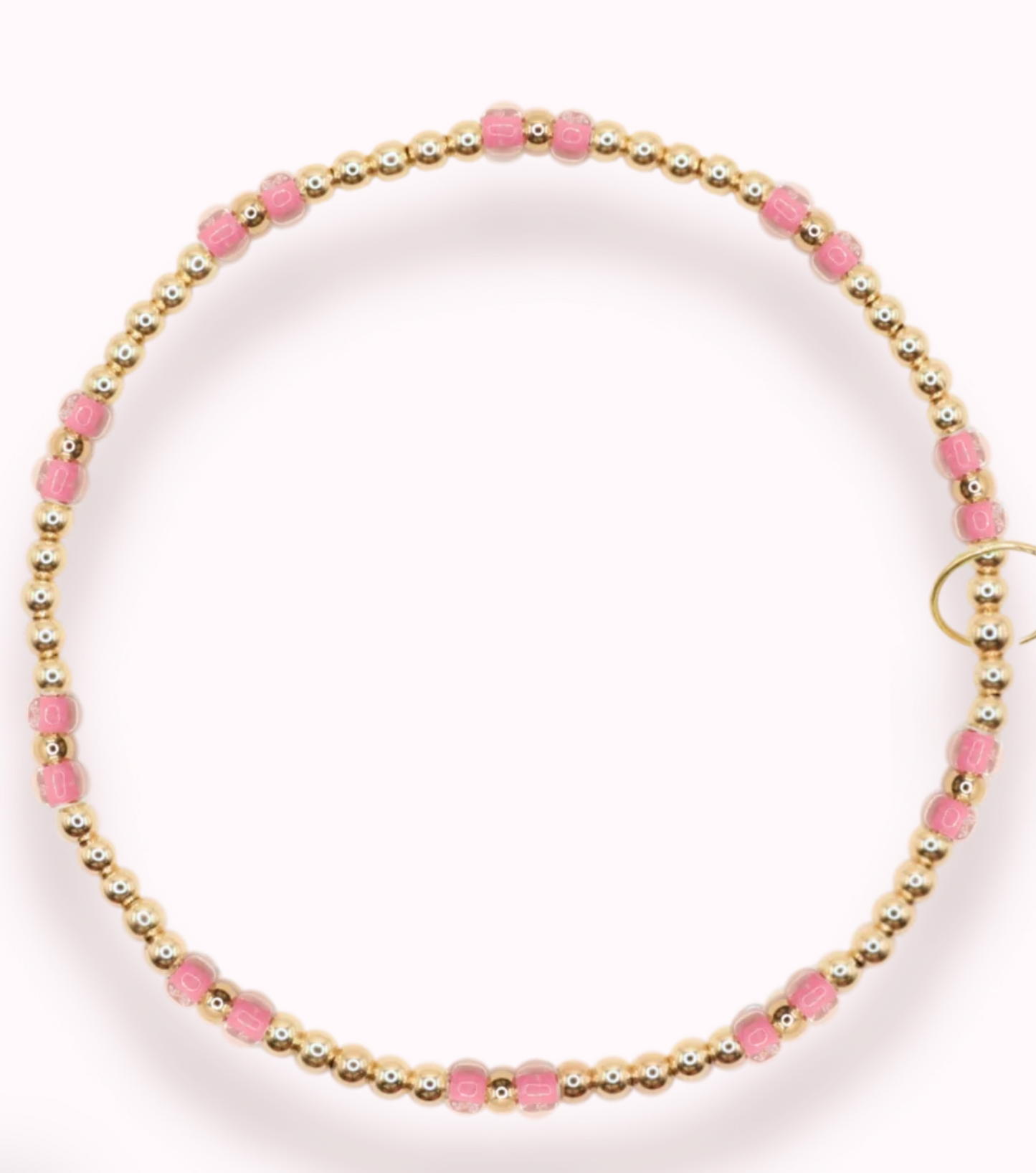 Rose Pink Hazel Bracelet - Standard 6.75 inch