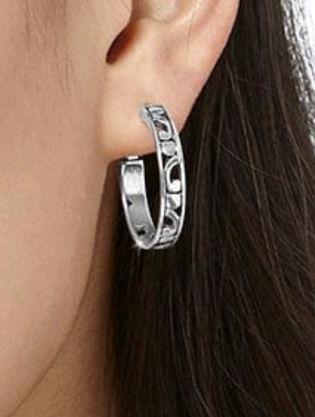 Contempo Small Hoop Earrings
