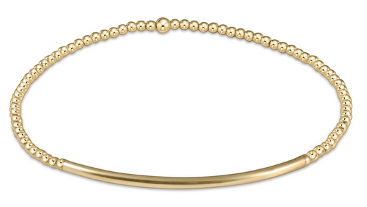 CLASSIC GOLD 2 MM BEAD BLISS BAR