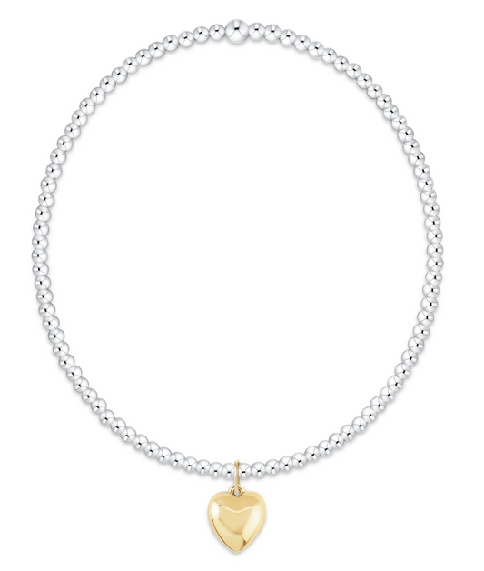 Classic Mixed Metal 2mm Bracelet - Love Plush Smal