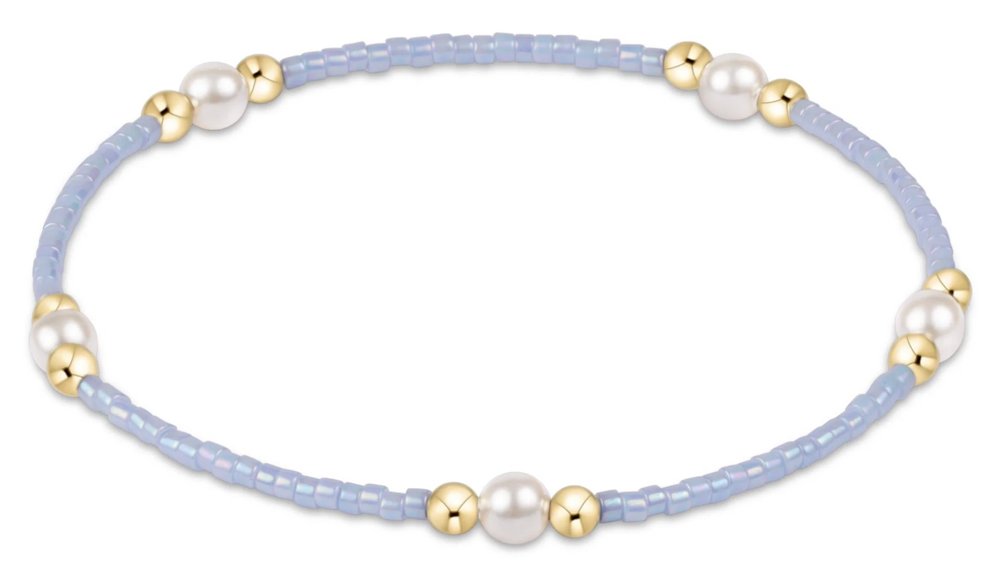 Hope Purpose Pearl Bracelet - Ocean Mist