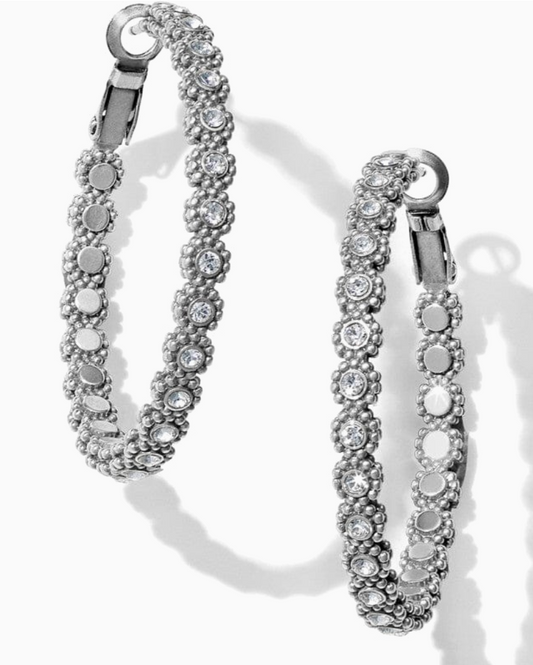 Twinkle Splendor Medium Hoop Earrings