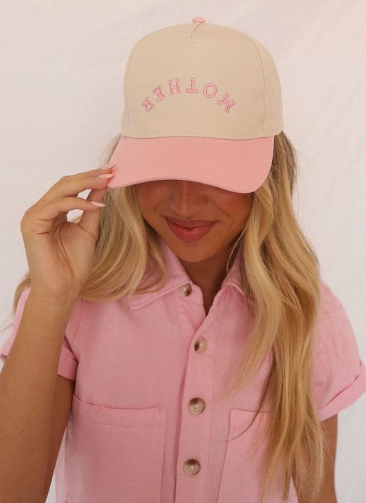 MOTHER TWO TONE TRUCKER PINK