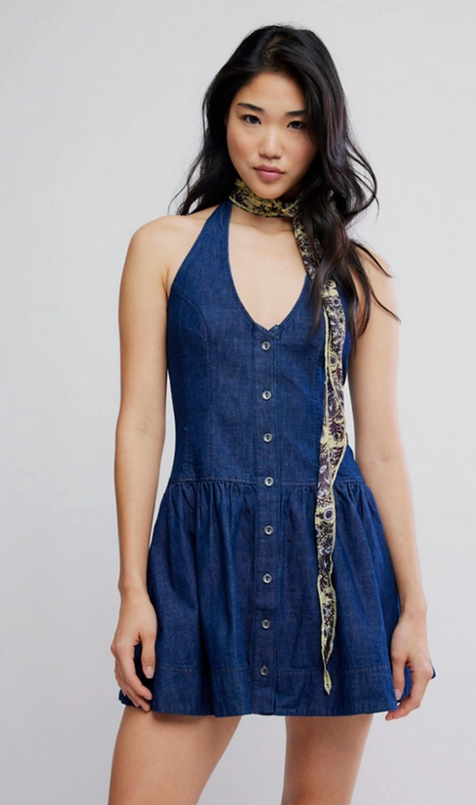 CLEAN BREAK DENIM MINI