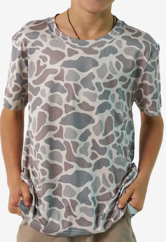 Youth - Go To Tee - Classic Deer Camo