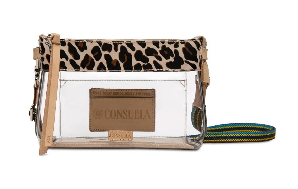 Midtown Crossbody, Clear Mona