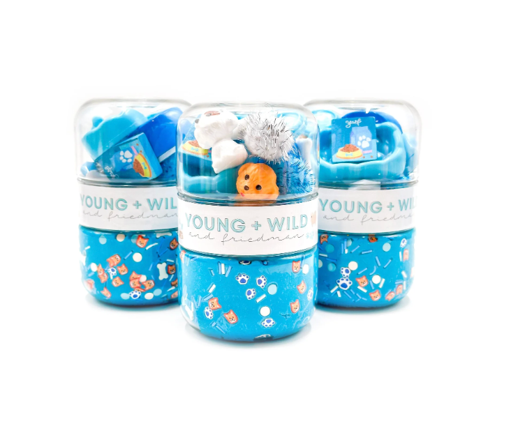 Grab & Go Dough Jar - Blue Pet Shop