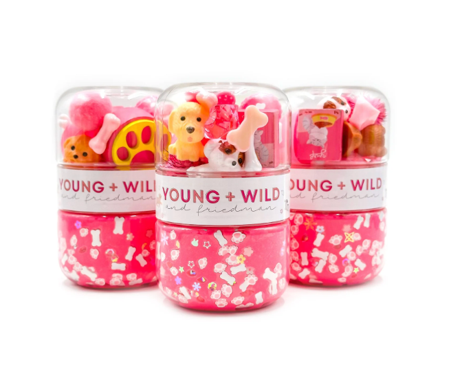 Grab & Go Dough Jar - Pink Pet Shop