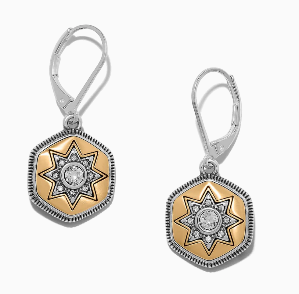 Mosaic Nova Leverback Earrings
