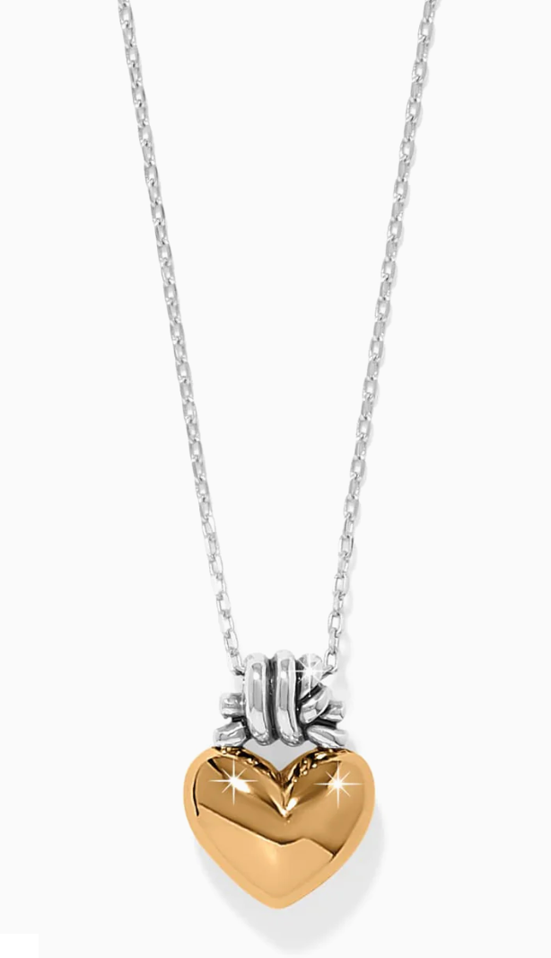 Interlok Love Knot Heart Neckl
