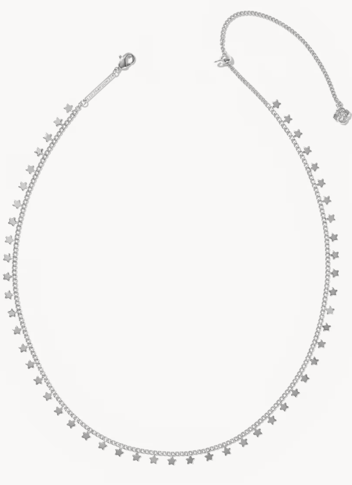 PARKER STAR STRAND NECKLACE SILVER