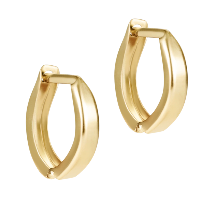 Huggie Gold 0.5" Hoop