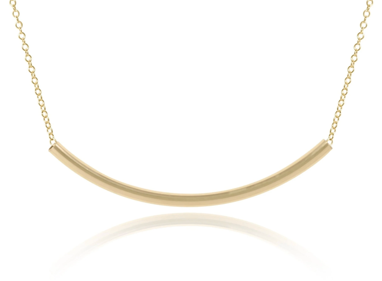 16" Necklace Gold - Bliss Bar Gold