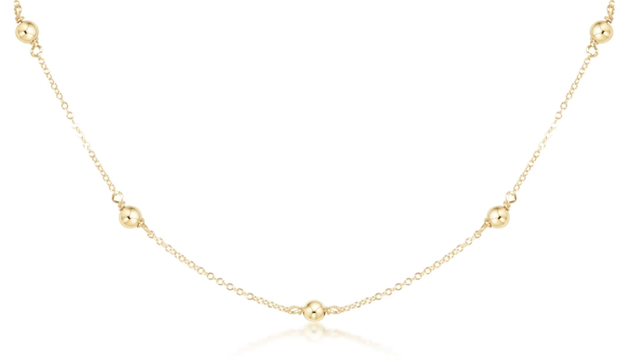 15" Choker Simplicity Chain Gold - Classic Gold 4m