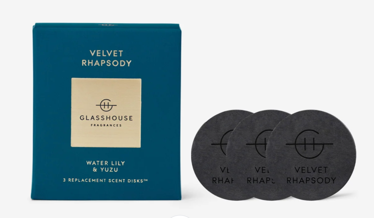 3 Replacement Scent Disks - VELVET RHAPSODY