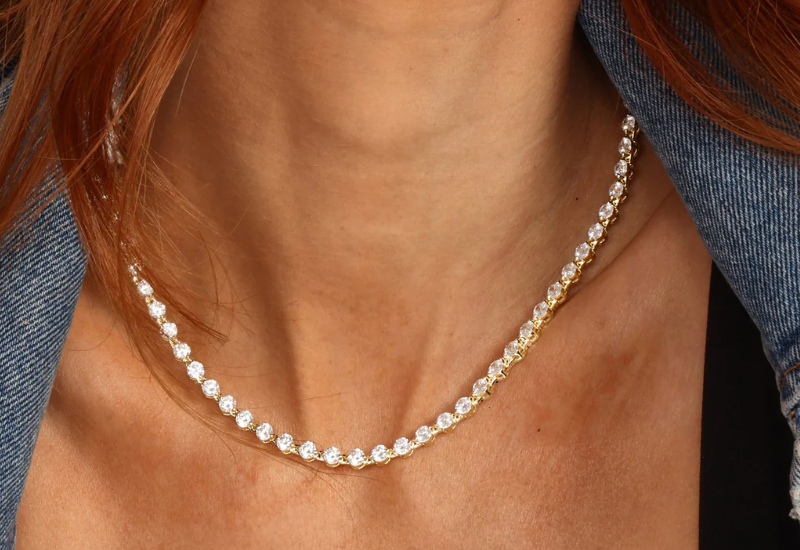 She's an Icon Tennis Necklace 18'